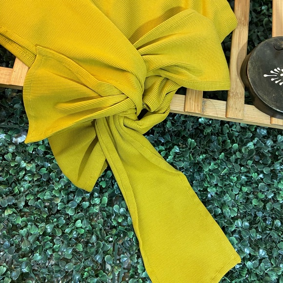 ⚫️The Drop Womens Citronelle Wrap Around Rib Bustier Cropped Top by @signe… - Picture 10 of 10